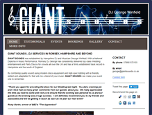 Tablet Screenshot of giantsounds.co.uk